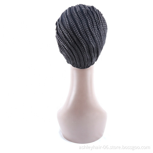 factory price crochet cornrow wig cap for making wig synthetic hair braid wig cap for black woman
